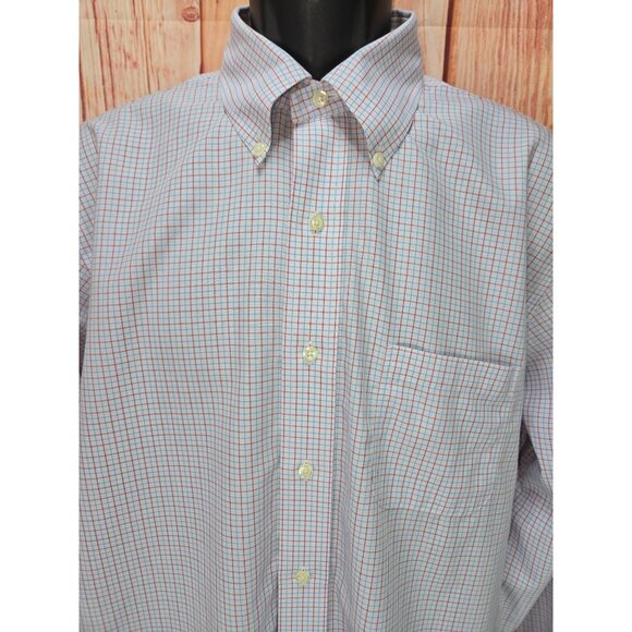 Brooks Brothers Mens Regent Non-Iron Button-Down Shirt 16.5-34 - Large - Picture 3 of 6